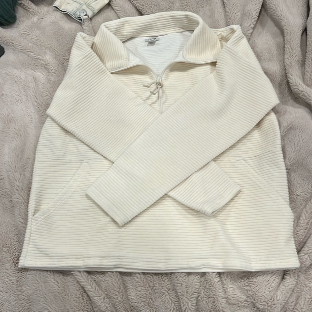 ll bean half zip sweatshirt